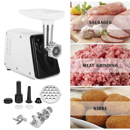 2500W Stainless Steel Kitchen Meat Grinders Business Home Dumpling Stuffing Vegetable Crusher Meat Mincer Stuffing Machine