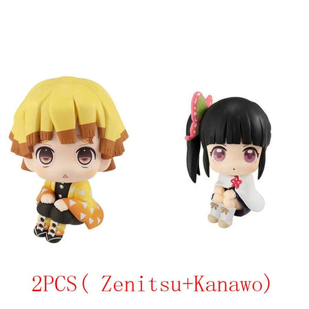 Anime Demon Slayer Doll Toy 6cm Nezuko Tanjirou Zenitsu Inosuke Kyoujurou Kanawo Action Figures Model Toy Kid Xmas Birthday Gift