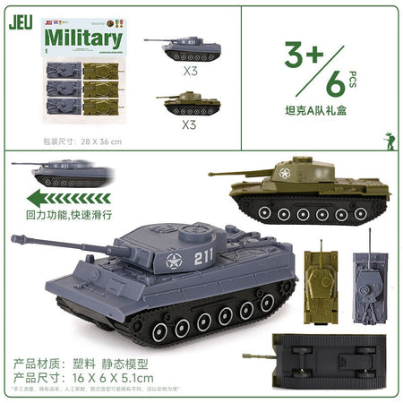ViiKONDO Army Men Toy Military Vehicle Model Wargame Accessories Tank Radar Missile Launcher Artillery Fighter Barrack Bridge