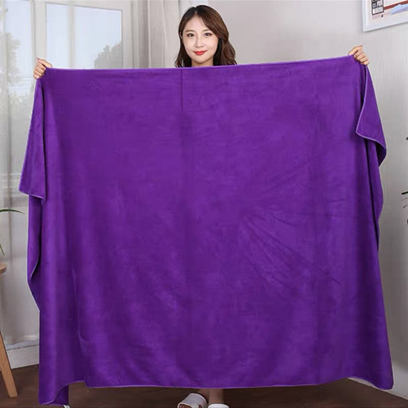 New ultra absorbent ultra-fine fiber bath towel, soft and fast drying, oversized bath towel, sports beach bathroom towel