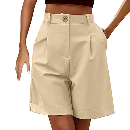 Women's Shorts With High Waisted Harajuku Shorts Casual Loose Buttons Bermuda Shorts For Women Summer Pants 2024 New