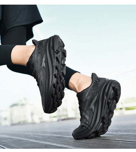 PARZIVAL Men's Sneaker Air Cushion Runner Trainers Tenis Marathon Sports Running Shoes Women Outdoor Athletic Speciality Sneaker
