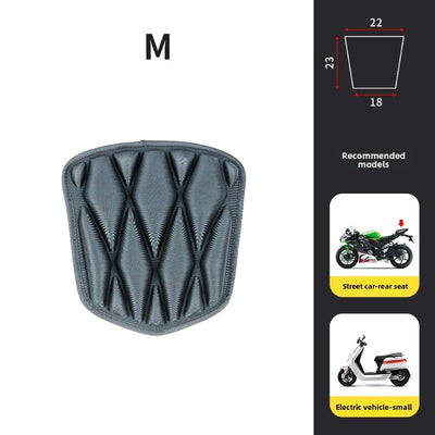 Motorcycle Seat Cover 3D Comfort Air Seat EVA Cushion Cover Waterproof  UV Heat Resistant Universal e-bike scooter motorcycle