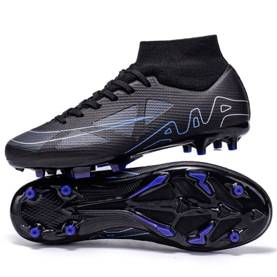 New Men High-top Football Boots Grass Cleats Non-Slip Soccer Shoes Futsal Sneakers High-quality Match Indoor Hot-selling Outdoor
