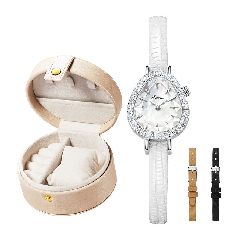Sotoiru Watches for Woman Fashion Quartz Snake Wristwatches with Qucik Release Strap Original Design Christmas Gift for Woman