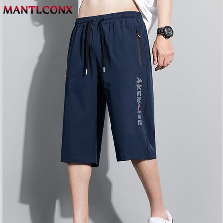 Fashion Casual Board Shorts Men's Shorts Summer Quick Dry Stretch Shorts for Men Jogging Running Short Pants Male Bottom Black