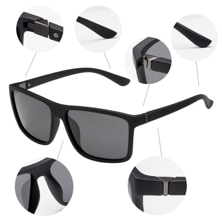 New Polarized Driving Brand Designer Sunglasses Luxury Men Aviation Square Sun Glasses Women Vintage Retro Glasses Shades