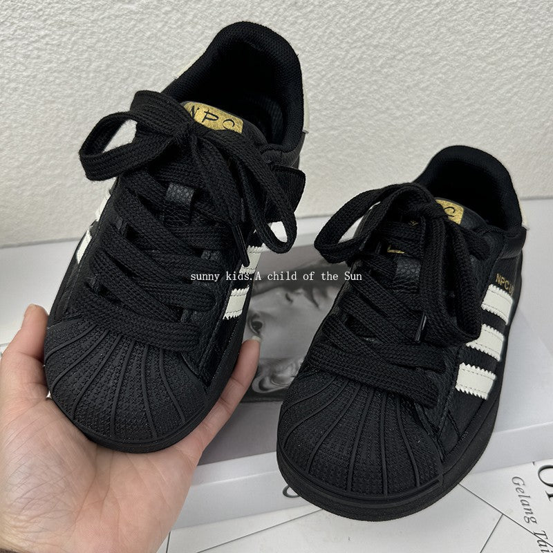 2025 Spring New Korean Style Sports Training Shoes for Kids Boys and Girls Breathable Sneakers