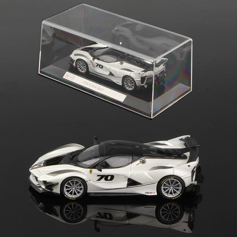 Bburago 1:43 Race Car Model With Dust Cover Series Alloy Miniature Diecast Racing Static Toy 499P 296 GT3 963 911 GT3 SC63 Fxxk