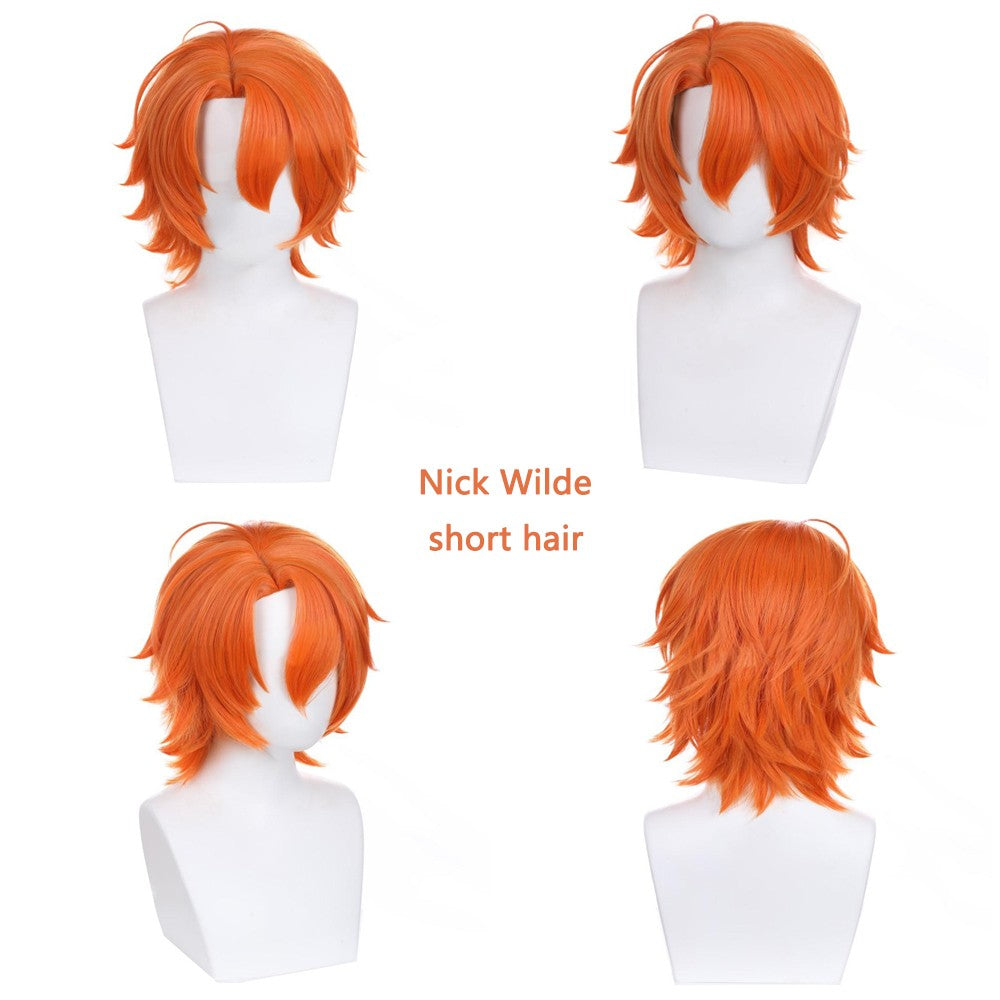 Zootopia 2: Judy And Nick Cosplay Synthetic Hair For Both Men And Women, Suitable For Daily Party Anime Role-Playing Wigs