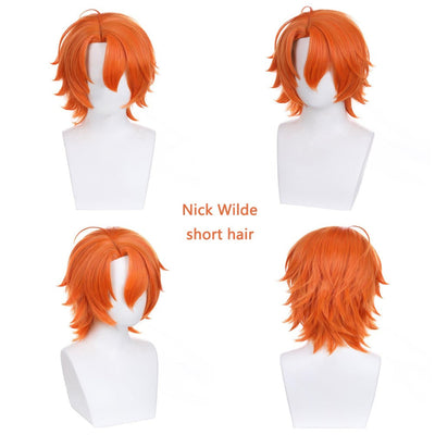 Zootopia 2: Judy And Nick Cosplay Synthetic Hair For Both Men And Women, Suitable For Daily Party Anime Role-Playing Wigs