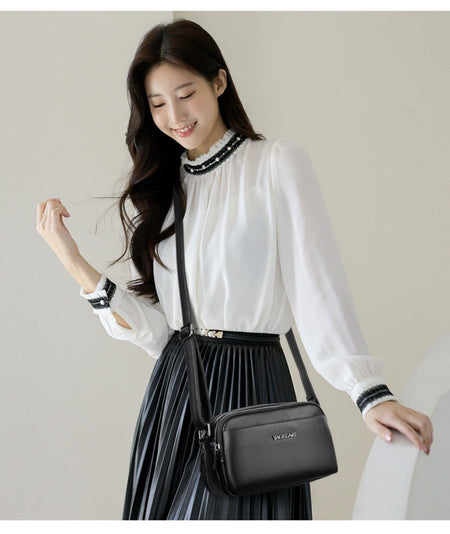 Genuine Brand Luxury Crossbody Bag Women Bags Handbags Designer Soft PU Leather Top Quality Casual Ladies Shoulder Messenger Sac