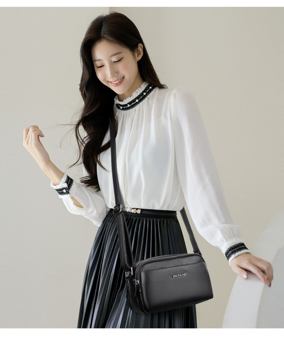 Genuine Brand Luxury Crossbody Bag Women Bags Handbags Designer Soft PU Leather Top Quality Casual Ladies Shoulder Messenger Sac