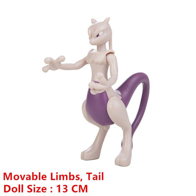 Pokemon Anime Figure Pikachu Charizard Mewtwo Flying Dragon Pocket Monster Collection Figure Action Toys Model Kids Birthday Gif