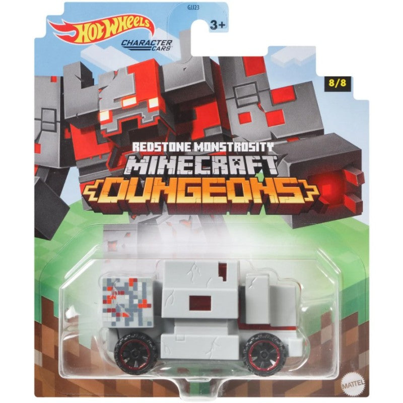 Genuine Hot Wheels Minecraft Series Model Toy Car Desktop Ornament Collectibles Holiday Gifts In Stock