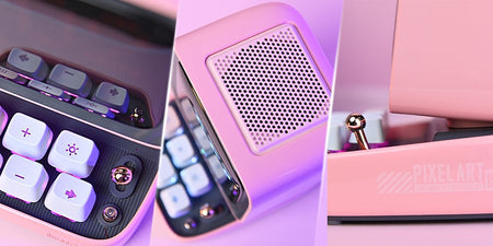 Divoom Ditoo-Pro Retro Pixel Art Bluetooth Portable Speaker Alarm Clock DIY LED Display Board, Cute Gift Home Light Decoration