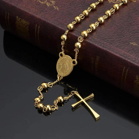 Granny Chic 15mm 7-40inch Gold Color Firm Strong 316L Stainless Steel Jewelry Curb Cuban Link Chain Choker Men's Necklace