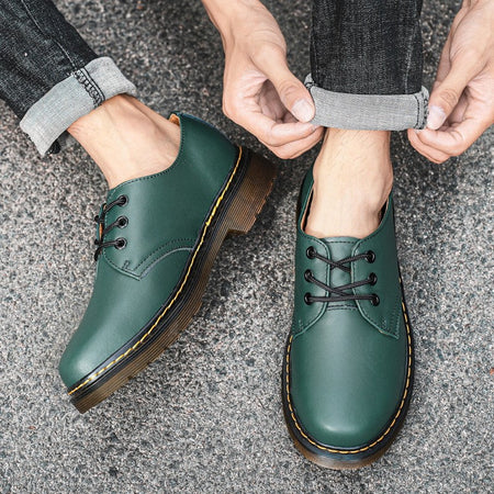 Men's genuine leather formal shoes work shoes classic business casual leather shoes fashionable women's shoes plus size shoes