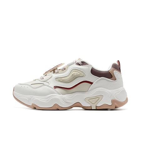 Xtep Star Trails 2.0 Women's Low Top Casual Shoes 2025 Spring Breathable Non-slip Thick Sole Leisure Sports Shoes 975118320005