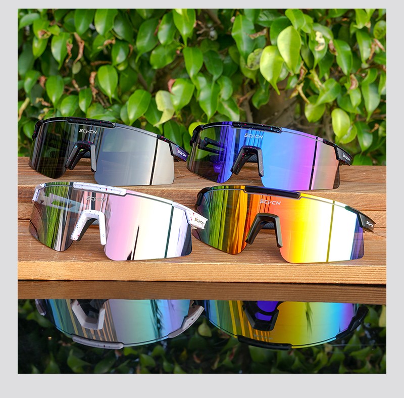 SCVCN New Men Bicycle Sunglasses Women Outdoor Cycling Glasses MTB Driving Bike Eyewear Sports Running Hiking UV400 Goggles