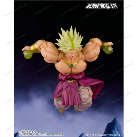 In Stock Dragon Ball Demoniacal Fit DF SHF Legendary Berserker Shatter The Universe Broly Action Figure Toy Model Gift