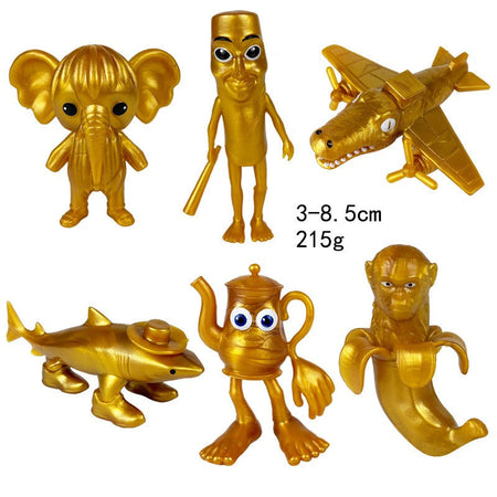 Italian Brainrot Tung Sahur Figure Toy Tralalero Tralala Figures Bombardino Crocodilo Shimpanzini Bananini Model Decor Doll Gift