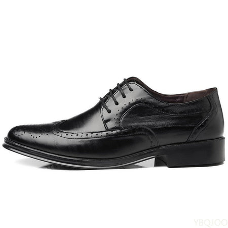 Large size fashionable men's office formal shoes low cut daily comfortable pointed multifunctional men's wedding men's shoes