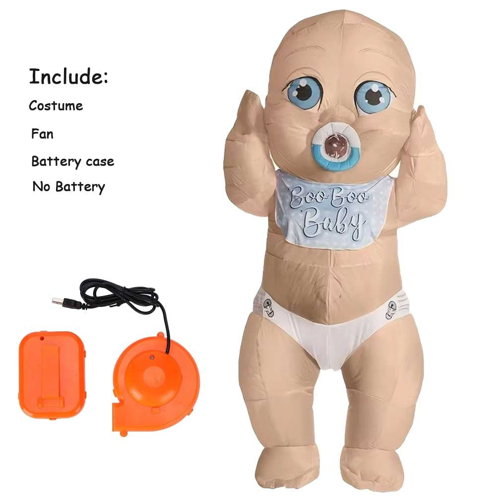 Halloween Inflatable Baby Costume Cute Giant Monster Theme Carnival and Role Playing Parties Heights From 59 Ft To 74 Ft