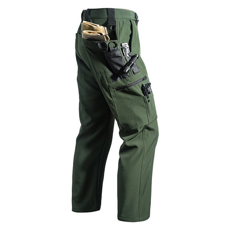 Men's Winter Autumn Fleece Softshell Pants Tactical Military Combat Cargo Trousers Hiking Camping Climbing Casual Sportwears
