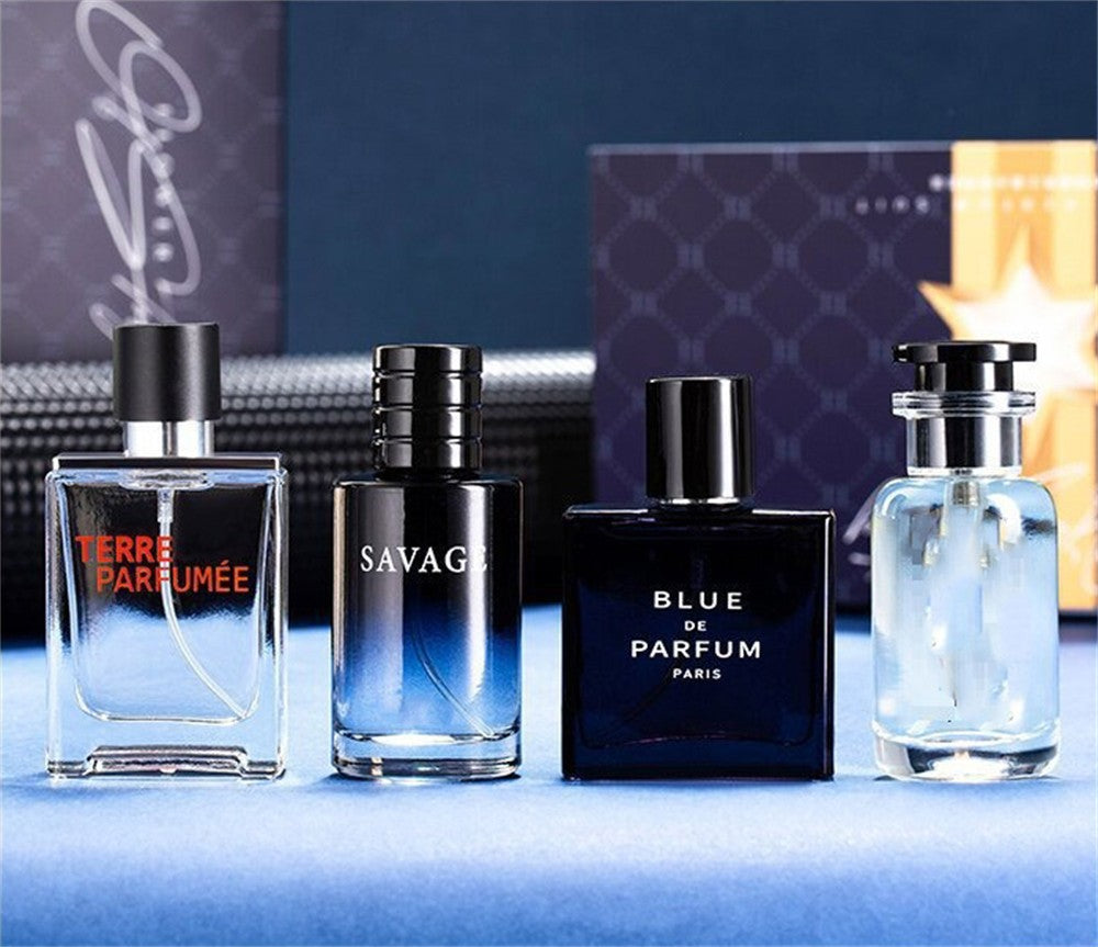 Luxury Brand Perfume Men Cologne Parfums Homme Gift Box 4Pcs Set 100ml Perfumes Masculinos Natural Floral Fruity Scent Spray
