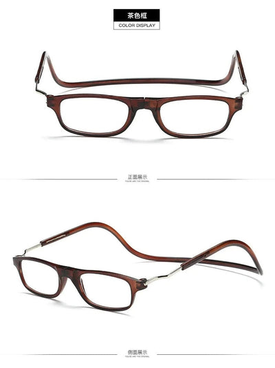 New Ultralight Reading Glasses Menr Reading Glasses Hanging Stretch Women Anti-fatigue Presbyopia Unise Glasses Diopter +1.0+4.0