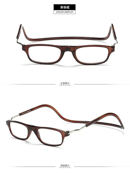 New Ultralight Reading Glasses Menr Reading Glasses Hanging Stretch Women Anti-fatigue Presbyopia Unise Glasses Diopter +1.0+4.0