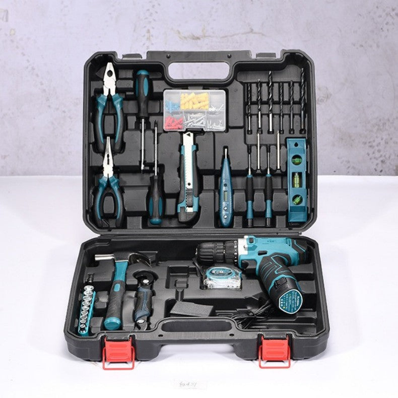 High-power Electric Drill Power Tool Sets Automotive Tools Multifunctional Repair Combination Tools Auto Repair Toolbox Kit