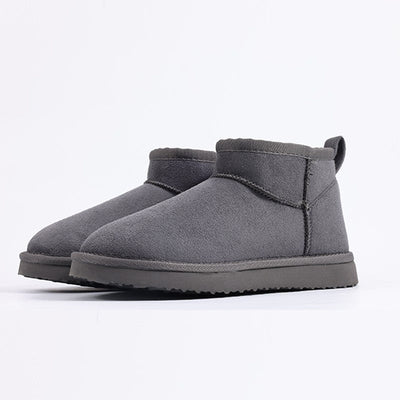 Litfun Women Winter Snow Boots Classic Fur Plush Ankle Snow Boots Brand Outdoor Antiskid Short Boot Warm Fuzzy Home Cotton Shoes