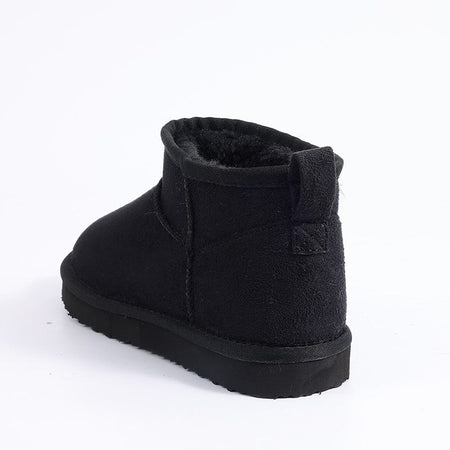 Smile PoP New Winter Cotton Women Boots Warm Suede Women Shoes Casual Plush Mini Cotton Snow Boots Nonslip Furry Ankle Shoes