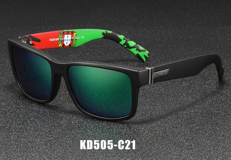 KDEAM Revamp Of Sport Men Sunglasses Polarized Shockingly Colors Sun Glasses Outdoor Driving Photochromic Sunglass With Box