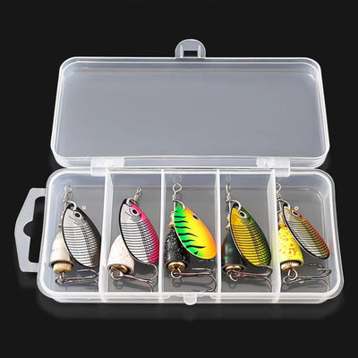 Metal laser rotating composite glitter noise lure bait, fake bait, lure bait, fishing gear swing artificial bait, hard bait