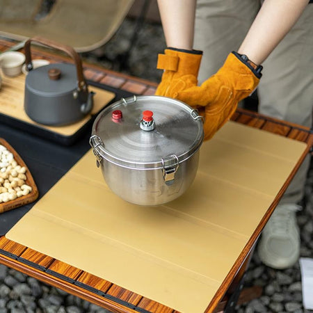 Portable Camping Pressure Cooker Stove Top Pressure Cooker Portable Outdoor Cookware Stove Cooking Pot For Electric Heaters