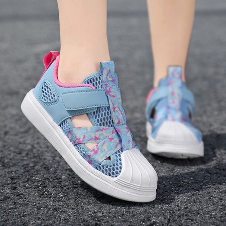 Summer Breathable Kids Sandals Boy and Girl Fashion Sneakers Lightweight Non Slip Walking Shoes Comfortable Sport Shoes