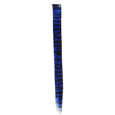 LUPU Synthetic Feather Hair Extension Colorful Fake Hair Clip In One Piece Hairpiece For Women Cosplay Party Y2K Style