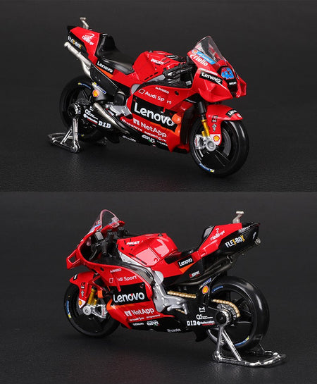 Maisto 1:18 NEW 2023 Ducati Lenovo Team  #1 Bagnaia Champion Moto GP Racing casting alloy motorcycle Model collection gift toy