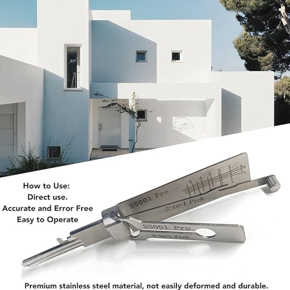 Lockpicking Lock Decoder O-ring Pickup Kit Pick Locksmith Tools Key Decoder Precision Hook Door Maintenance Repair Tools