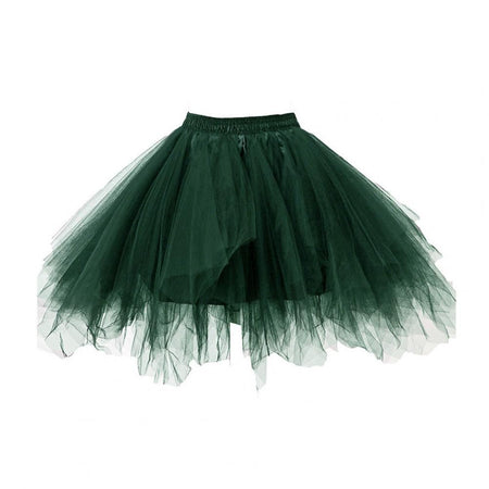 Women's Tulle Skirt 1950s Vintage Skirts Adult Ballet Crinoline Tulle Skirt Fluffy Princess Petticoat Underskirt Dancing Dress
