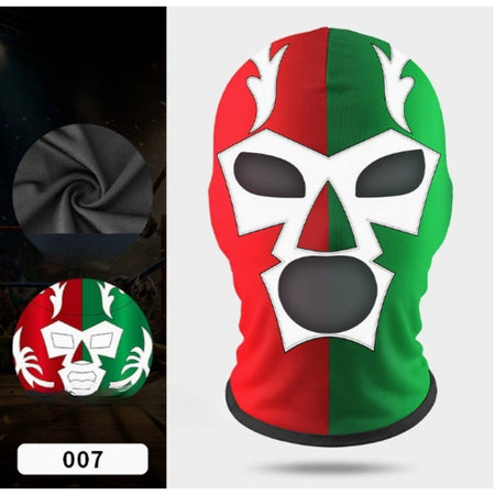 Boxing Mask Wrestling Mask Elastic Milk Silk Mask Lycra Fabric Print Halloween Party Dress Up Costume Party Mask