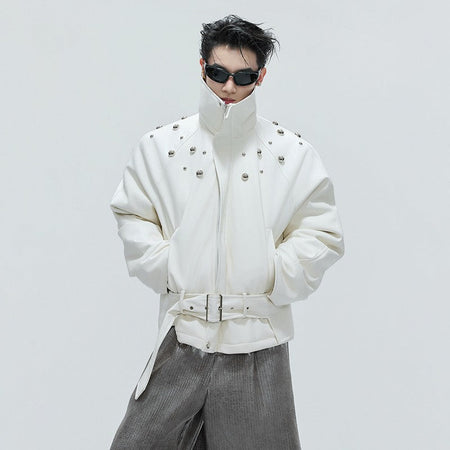 LUZHEN Winter Fashion High Quality Reversible Design Fur Liner Warm Leather Parka Men Original 2025 New Niche Padded Coat JY4797