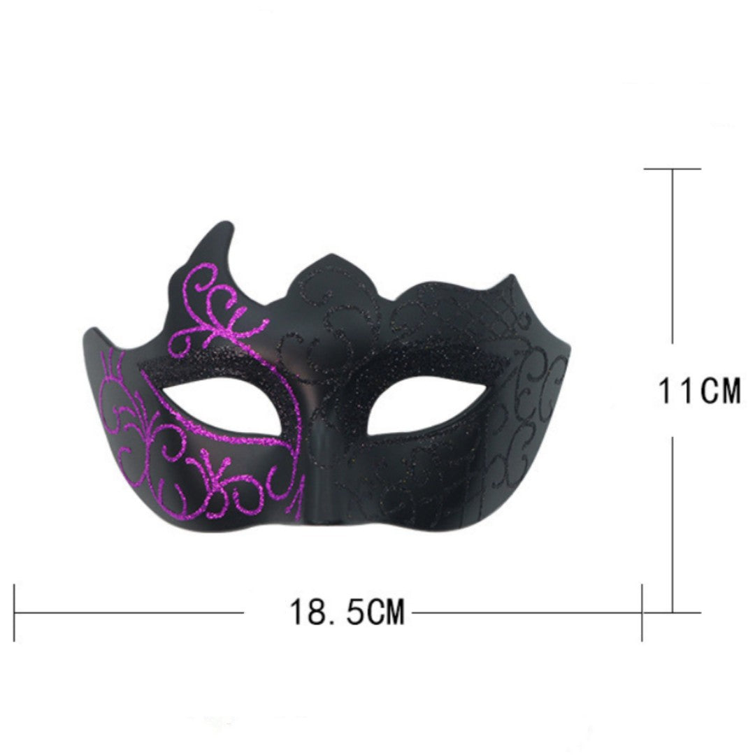 2PCS Couple Masks Sexy Painted Masquerade Mask Men Women Half Face Wedding Carnival Performance Costume Prom Parties Supplies