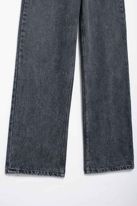 HH 2024 Women's Street Fashion Denim Blue Jeans Distressed Patchwork High Waist Zipper Fly Ripped Retro Long Pants