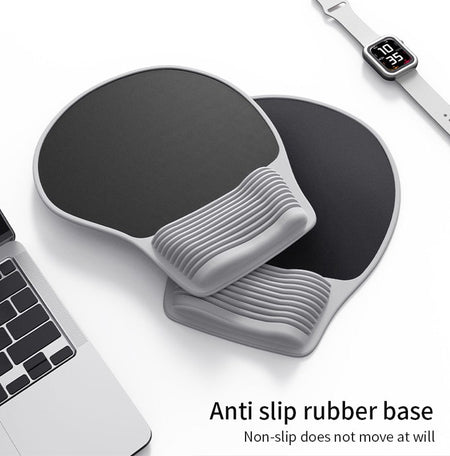 Ergonomic Mouse Pad Wrist Support, Comfortable Mouse Pad Wrist Rest, Relieve Wrist Pain Gel Mouse pad, Laptop, computer, office