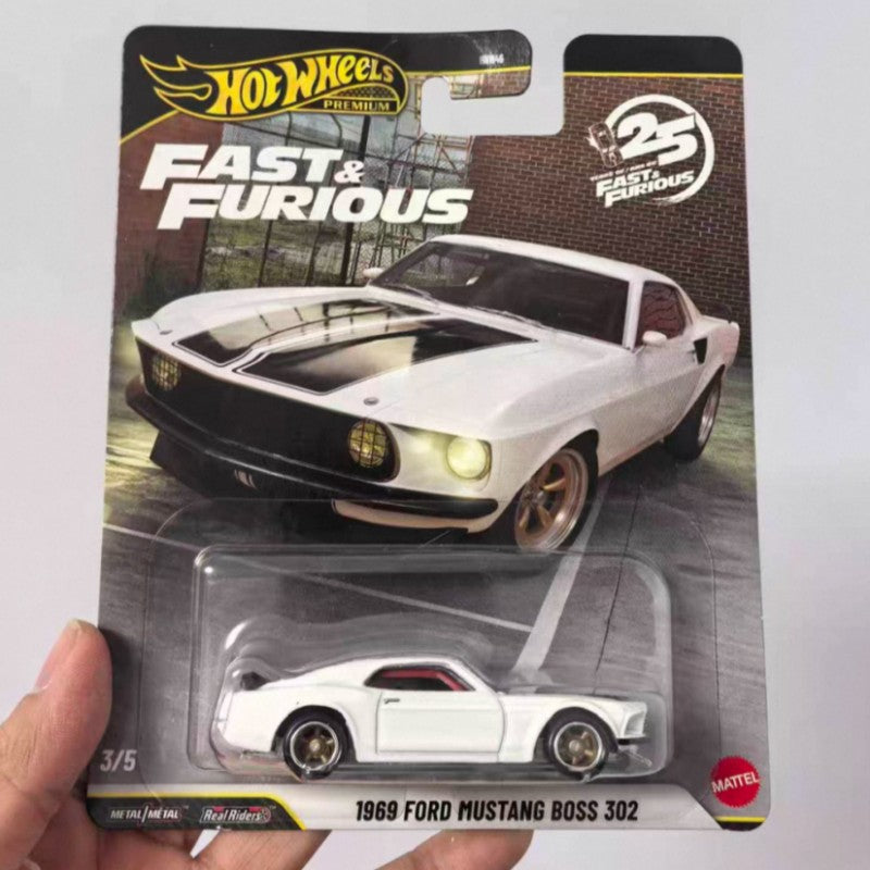 New Hot Wheels 1:64 Fast & Furious 25th Anniversary Set Mitsubishi Mercedes Mustang Etc Classic Diecast Vehicle Cars Model