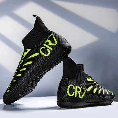 High Ankle Sports Footwear Fg/Tf Kids Soccer Cleats Football Boots Professional Men's Soccer Shoes